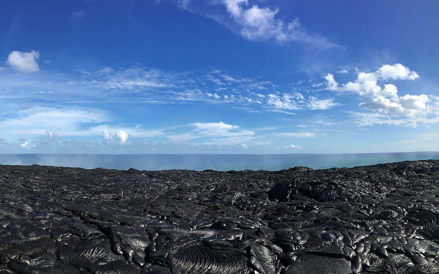 Hawaii Volcano National Park harden lava