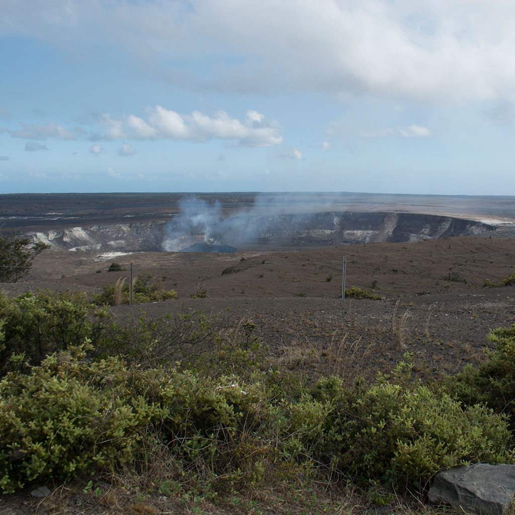 Hawaii family vacation: steam vents at Volcanoes National Park